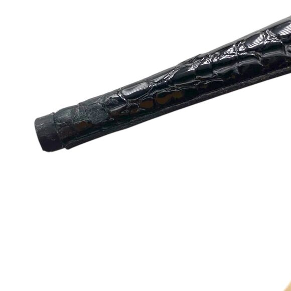 Sergio Rossi Grazie Sergio Sphere Embellished Pumps Black Croc Silver 40 - Picture 6 of 16